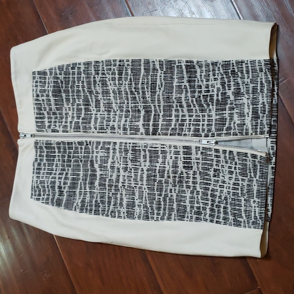 Remy Brook Leather Sided Skirt Size 2